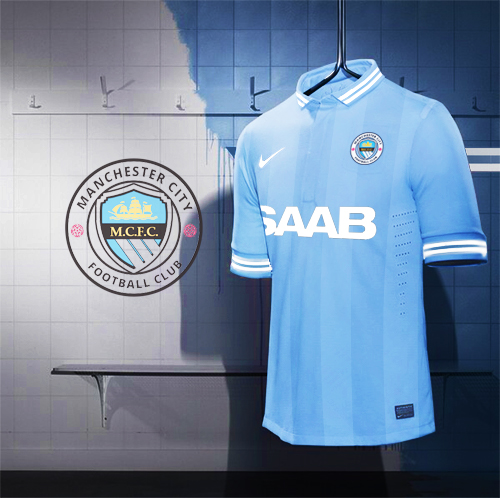 Man city best sale saab shirt