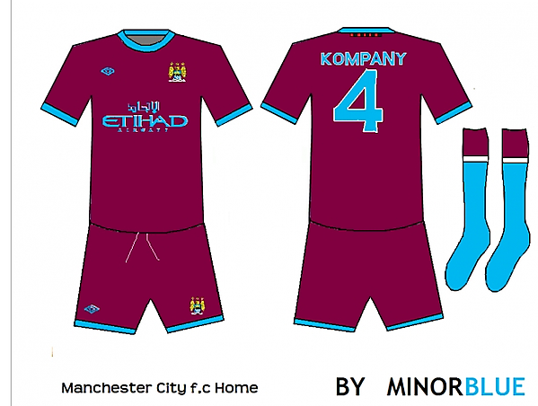 Man City Away strip