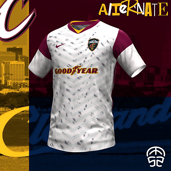 CLEVELAND CAVALIERS CONCEPT SOCCER ALTERNATE JERSEY