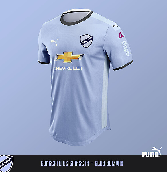Concepto de camiseta - Club Bolívar - Puma 2019