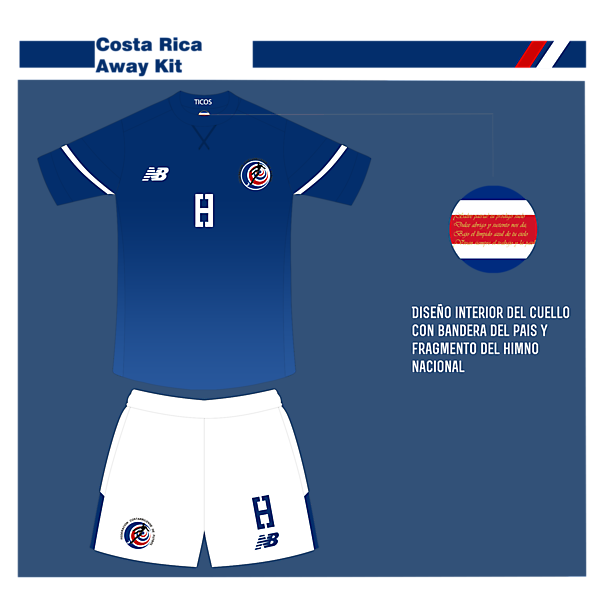 Costa Rica Away-New Blance