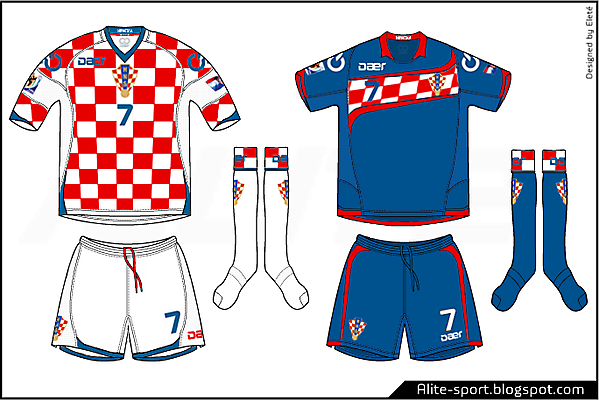 Croacia Daer Home & Away Kit