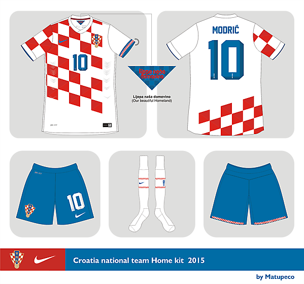 Croatia National Team home kit 2015