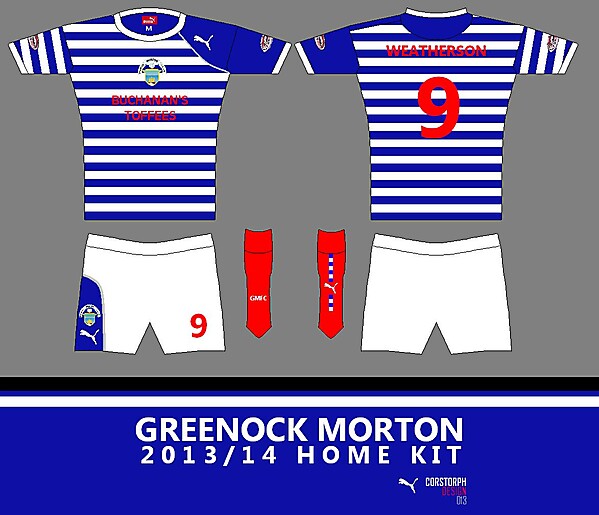 Greenock Morton 13/14 Home Kit (Puma)