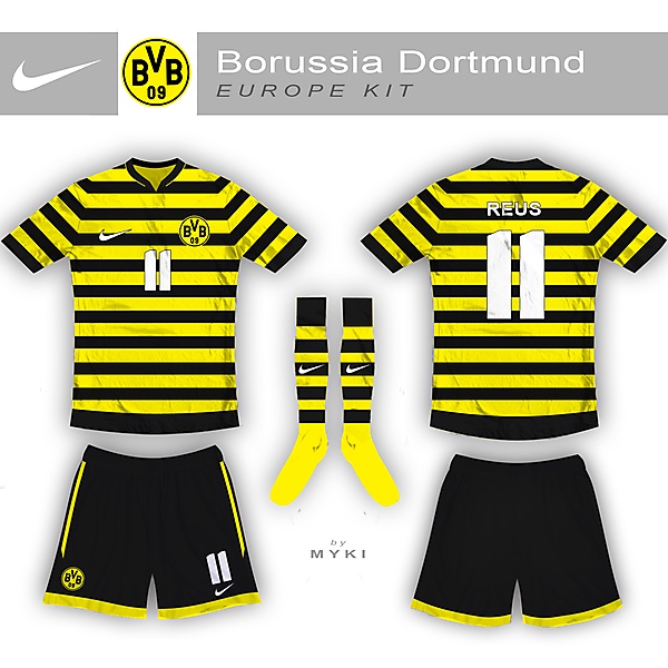 Dortmund Champions League Kit 