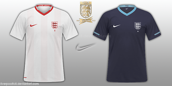 England 2014 Kit Mock