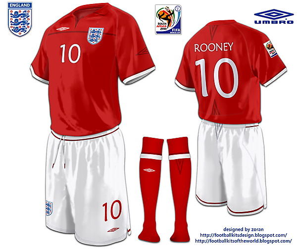 England World Cup 2010 fantasy away