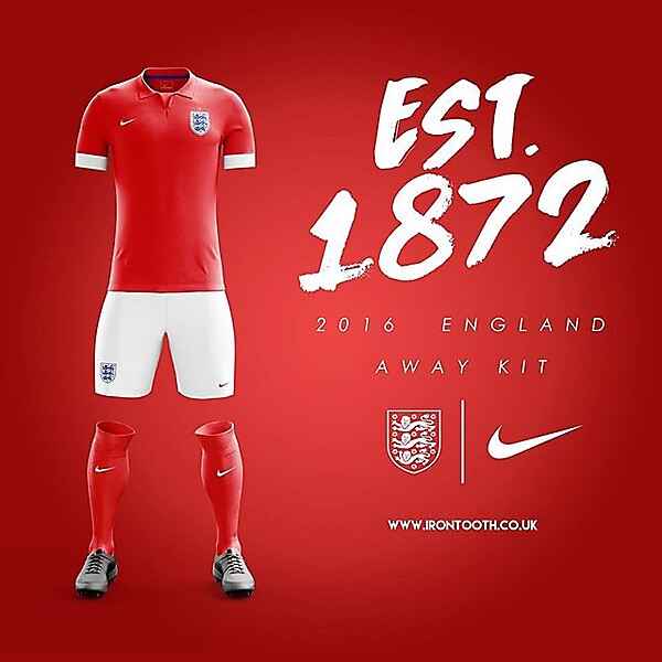 England Away Concept 2016