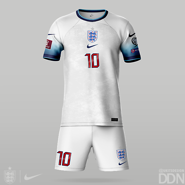 England Home kit design by @Ukits2