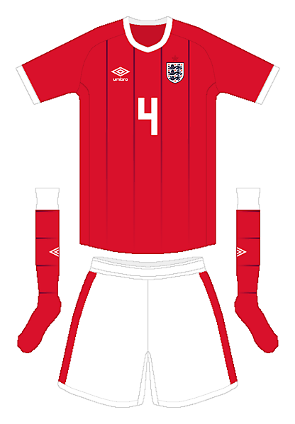 England Umbro Away Kit