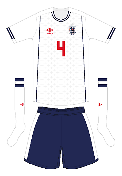 England Umbro Home Kit