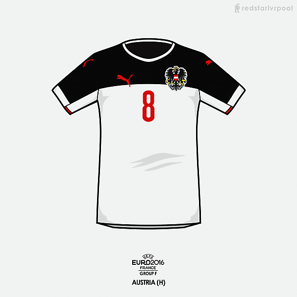 Euro 2016 - Puma Austria Home