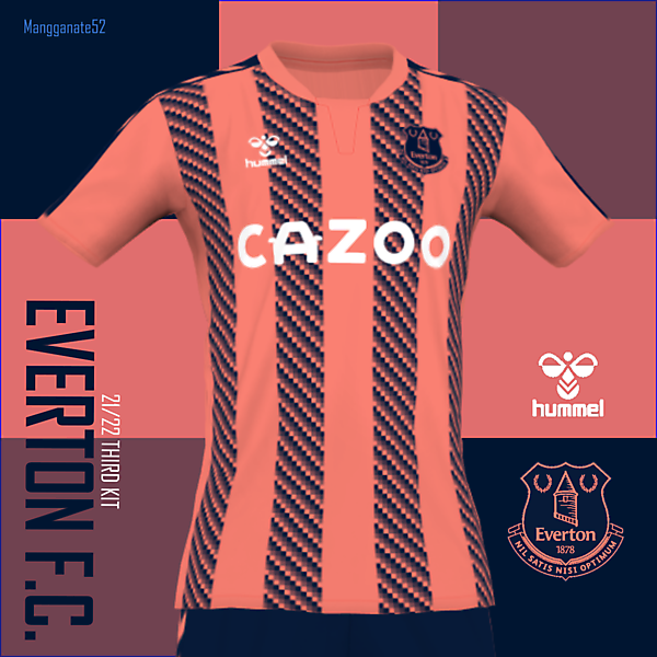 EVERTON HUMMEL 21-22 THIRD KIT