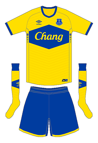 Everton Umbro Away Kit