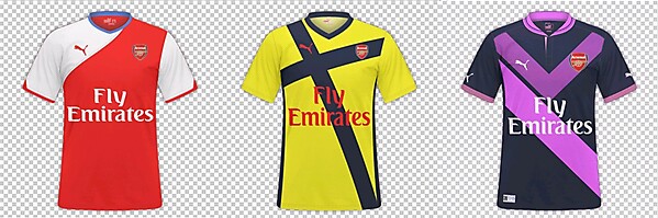 Fantasy Arsenal FC Kits by @JuaniGlade