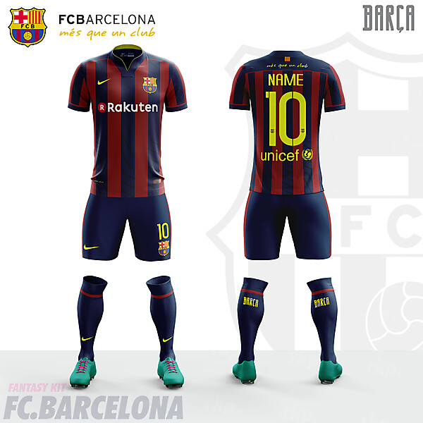 Fantasy Kits FC.BARCELONA 2017