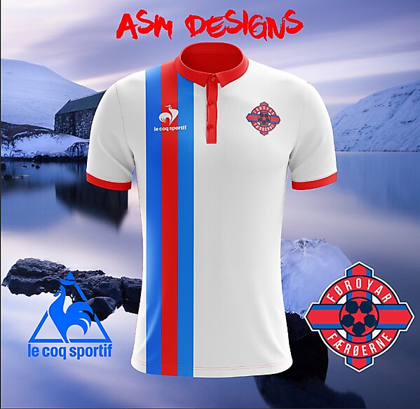 Faroe Islands National Team 2018 Le Coq Sportif Home Kit
