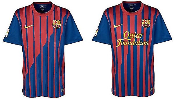 Barça home shirt 2011-12 - With Bottle