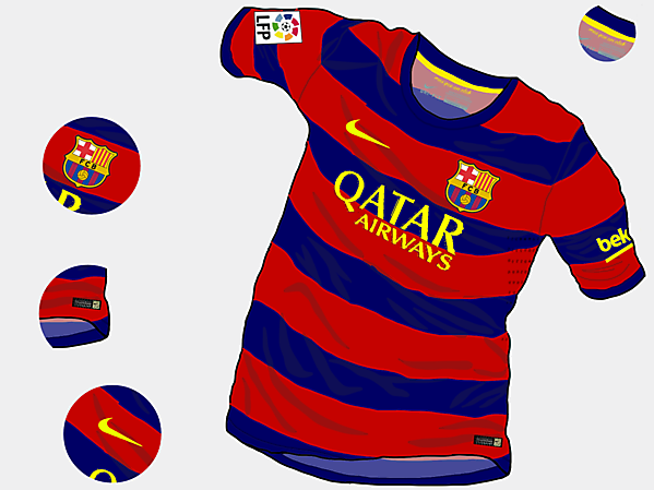 FC Barcelona 15-16 Home Shirt