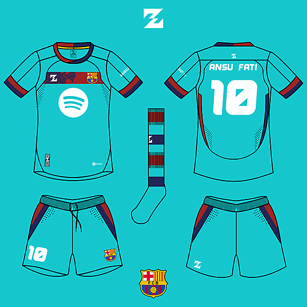 FC Barcelona Concept Away Kit