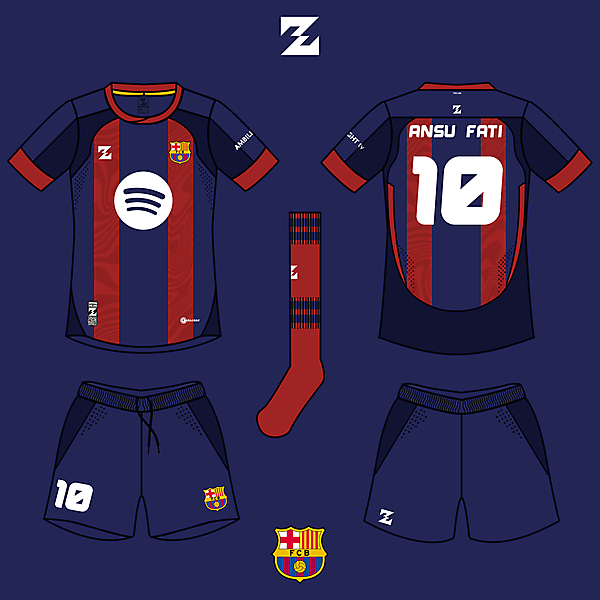 FC Barcelona Concept Home Kit