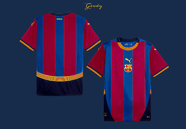 FC Barcelona Home Kit Concept