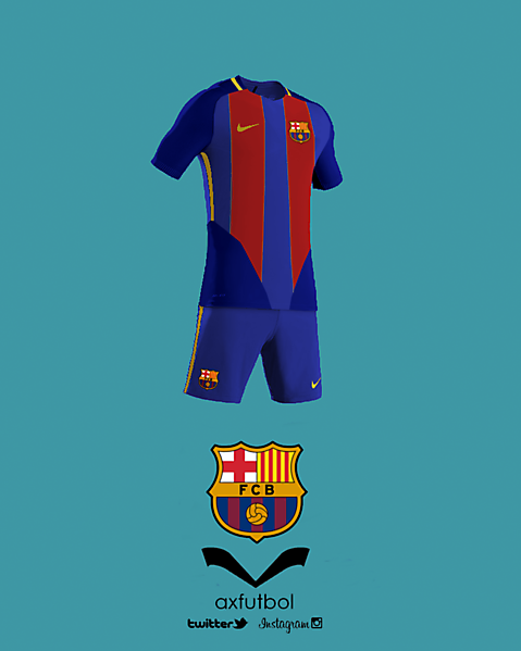 FC Barcelona home kit design