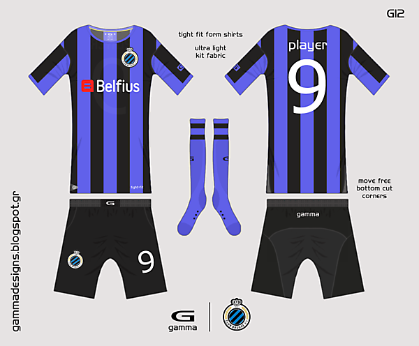 fc brugges home kit