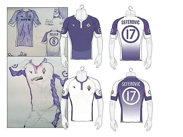 Fiorentina 2004 Sketchbook design