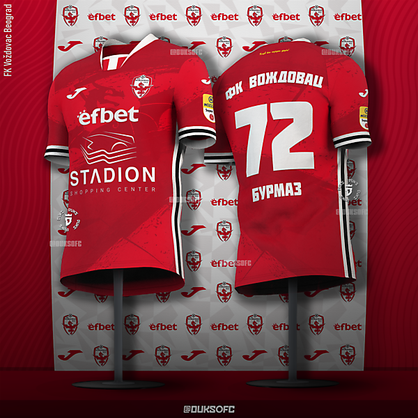 FK Voždovac Beograd | Joma Home Kit