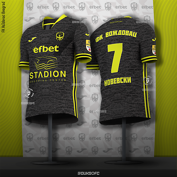 FK Voždovac Beograd | Joma Third Kit