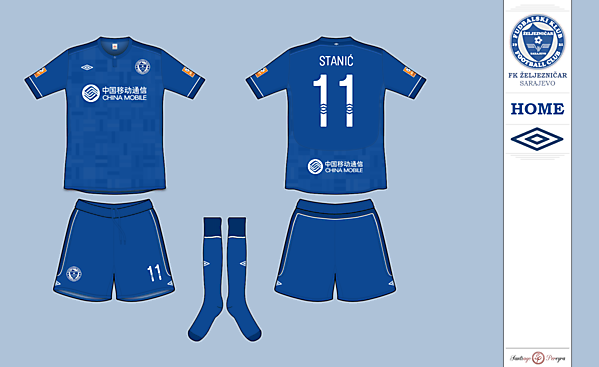 FK Željezničar Sarajevo | Home Kit