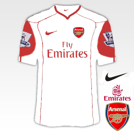 Arsenal 2010/11 Kit Designs