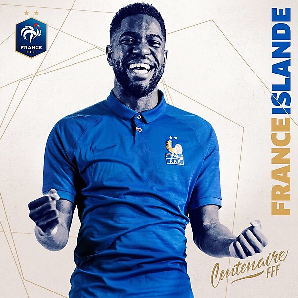 France 2019 Nike Centenary Kit