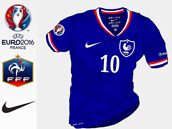 France Euro 2016 Home Shirt