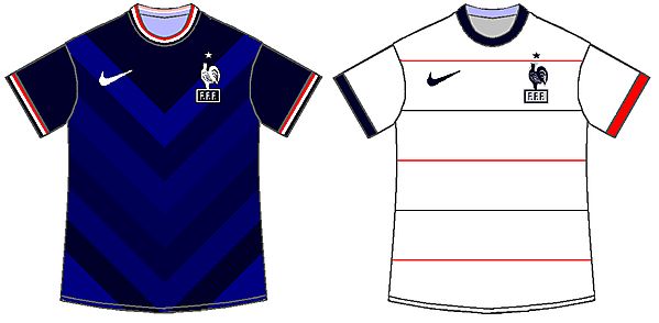 France home and away kits