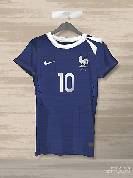 France women's shirt [redo]