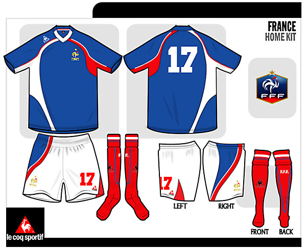 FFF Le coq sportiff kit