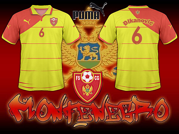 FS Montenegro Away Shirt 2010/11