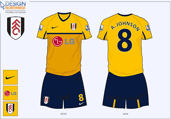 Fantasy Fulham Away Football Kit