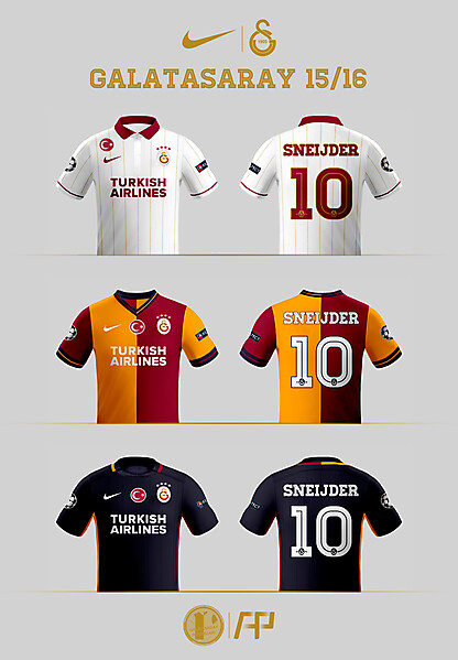 Galatasaray 15-16 Kit Designs