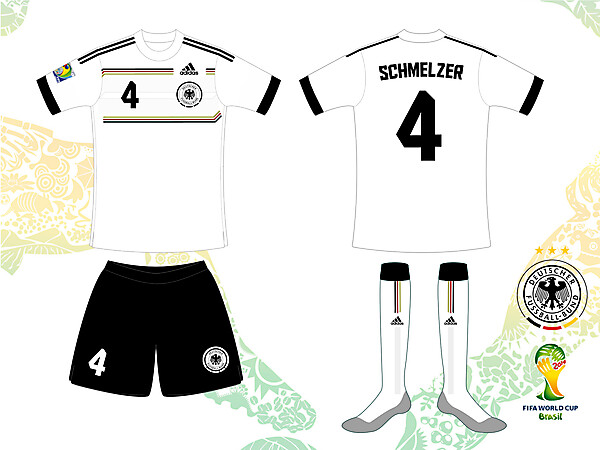 germany 2014 world cup home shirt