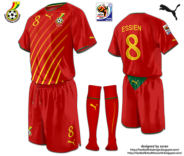 Ghana World Cup 2010 fantasy away