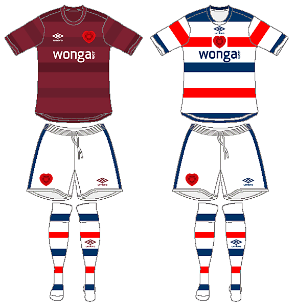 Heart of Midlothian Umbro Kits