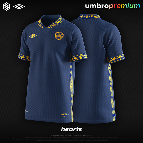 hearts x umbro premium x ns