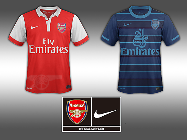 Home and Away Jersey-Arsenal