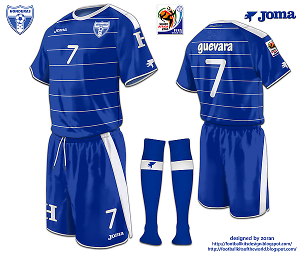 Honduras World Cup 2010 fantasy away