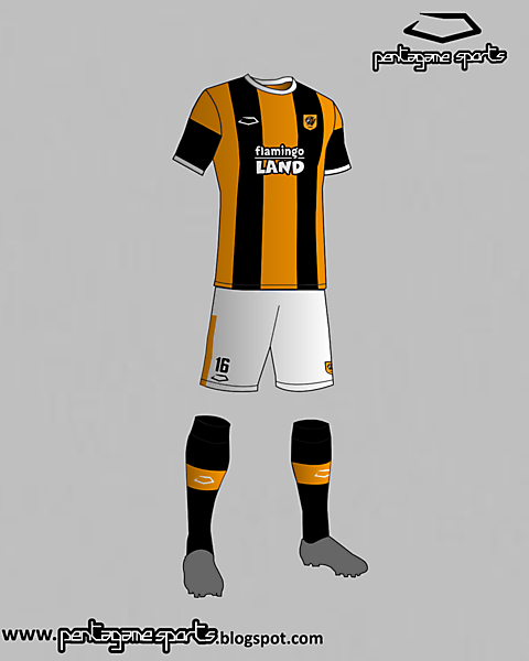 Hull City (England) 2016 Home KIt