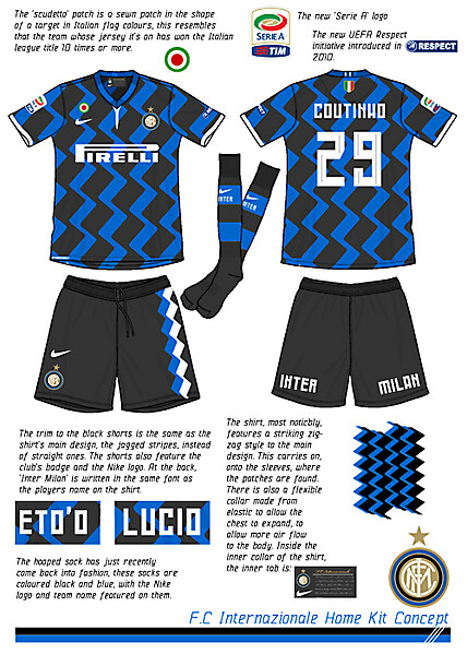 F.C Internazionale Home Kit Concept