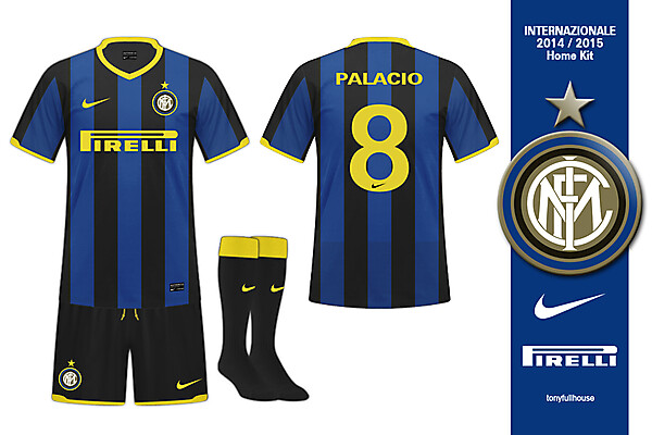 Internazionale 2014/2015 Home Kit